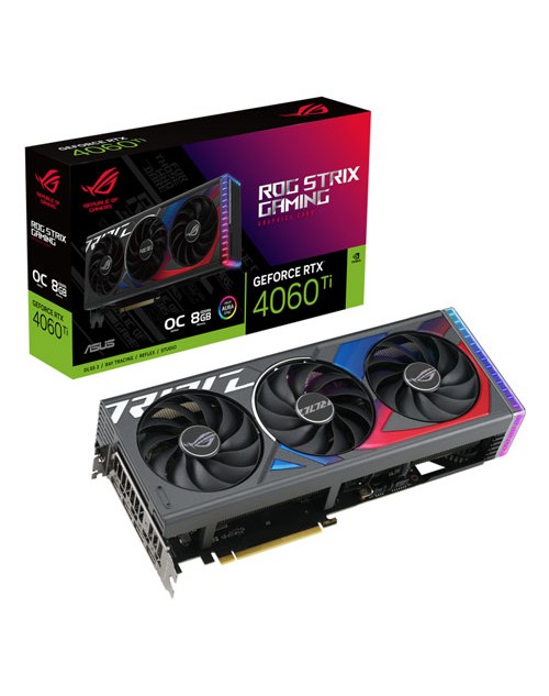 Asus ROG Strix GeForce RTX 4060 TI 8GB GDDR6X OC Graphics Card